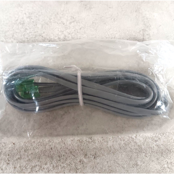 Standard Phone Cord Cable RJ-11 7 ft DP N 05000T Grey - Picture 1 of 4